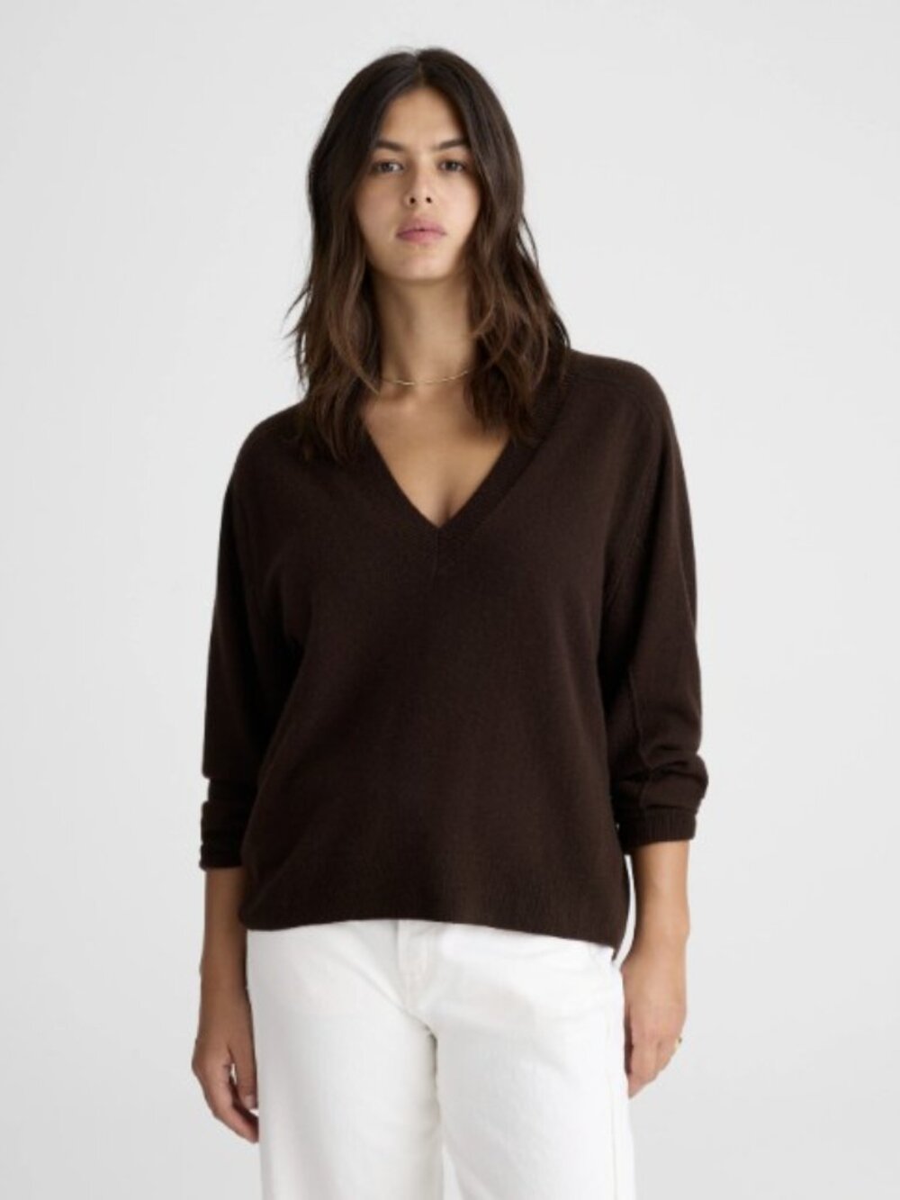 Madewell 100% Cashmere V-Neck Sweater Size XL